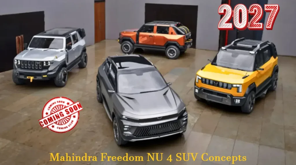 Mahindra Freedom NU 2027 Concepts के 4 जबरदस्त SUVs में मिलेगा Luxury + Power + Mileage का पूरा Future Package एक साथ! 2 Mahindra Freedom NU 2027